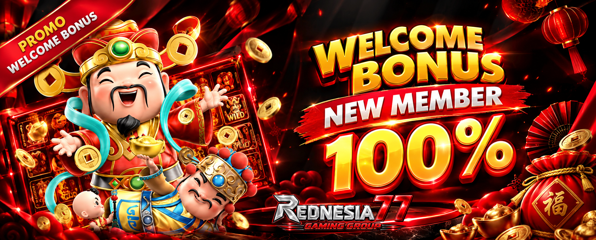Promo BONUS NEW MEMBER 100%