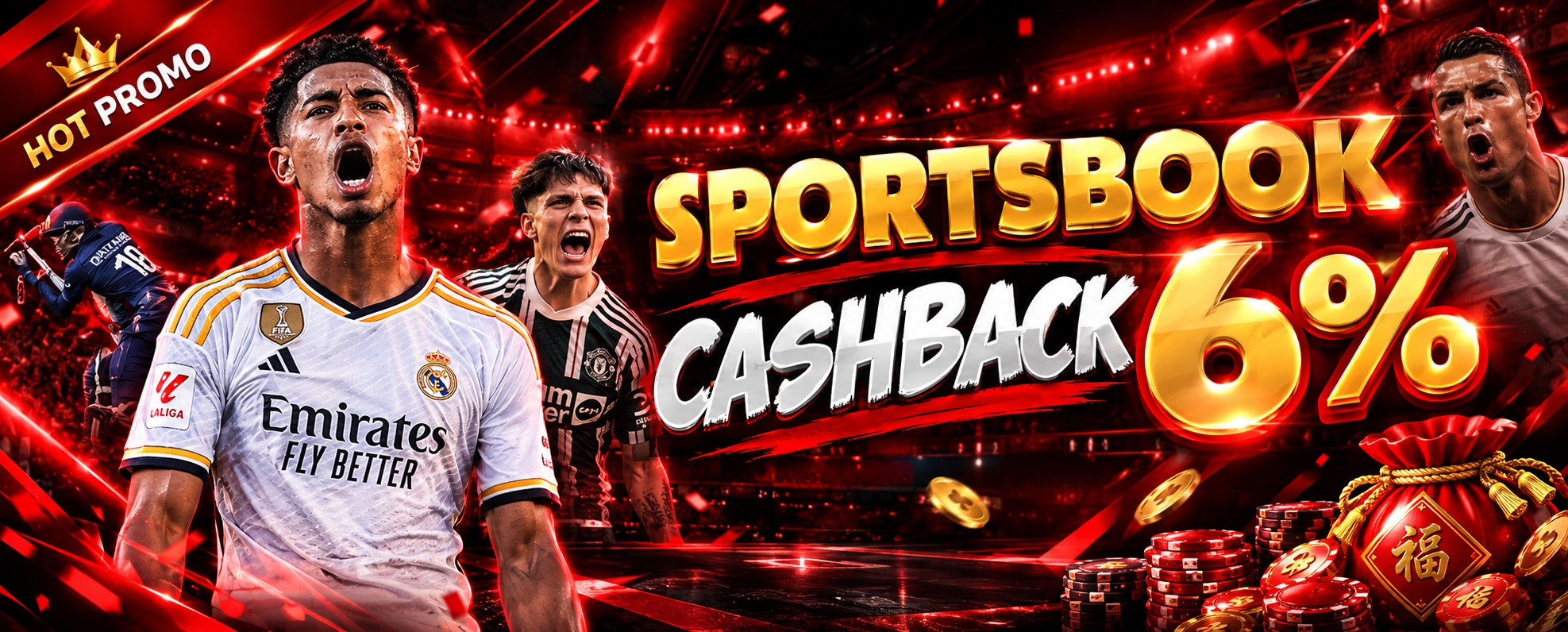 Promo CASHBACK SPORTBOOK 6%