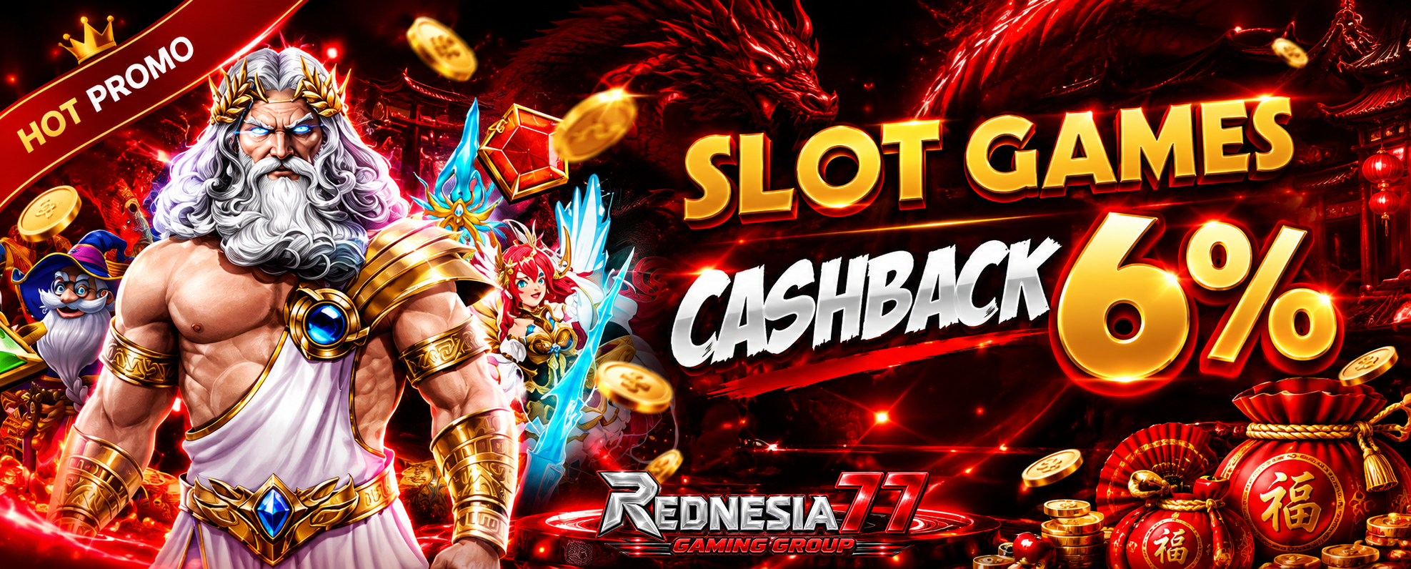 Promo CASHBACK SLOT 6%