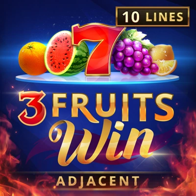 3 Fruits Win: 10 lines-Playson